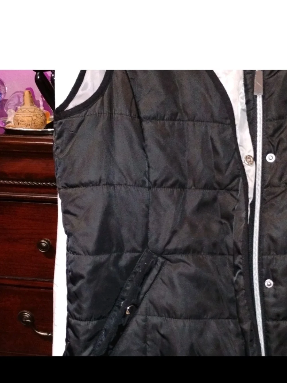 Men's Vince Camuto Black Quilted Sleeveless Puffer Vest